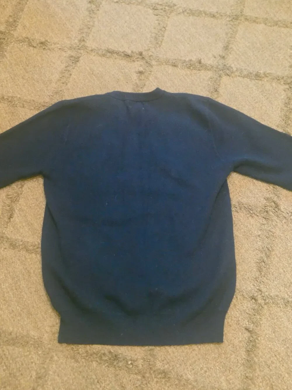 100% Authentic GUCCI  L'aveugle par amour bee wool  sweater  Blue XL